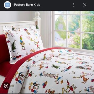 Pottery Barn Kids Comforter- Grinch